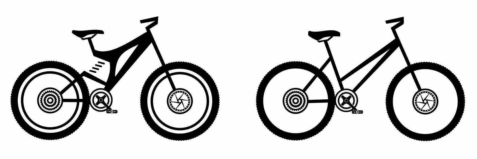 Icon design. Bicycle icon illustration collection. vector