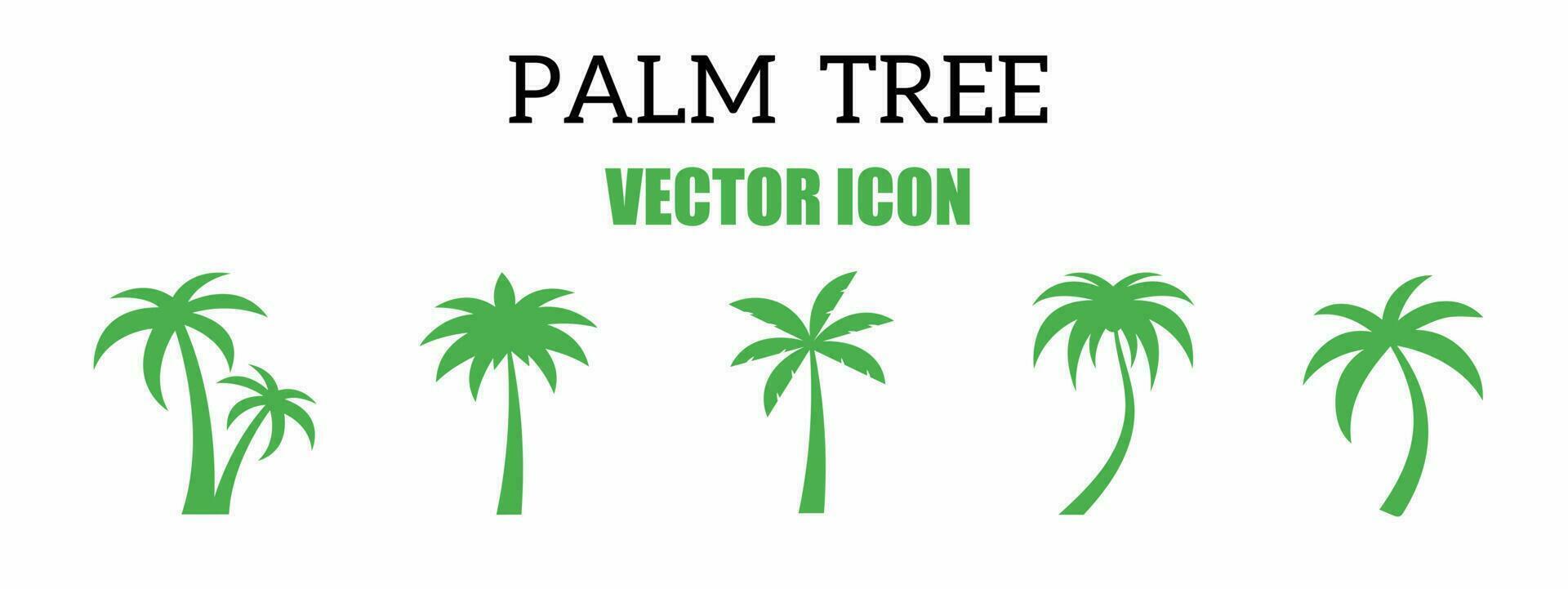 palma árbol icono vector ilustración. valores vector.