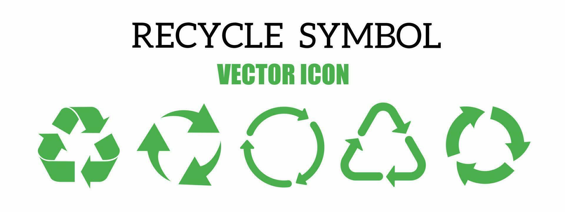 reciclar símbolo icono vector ilustración. valores vector.