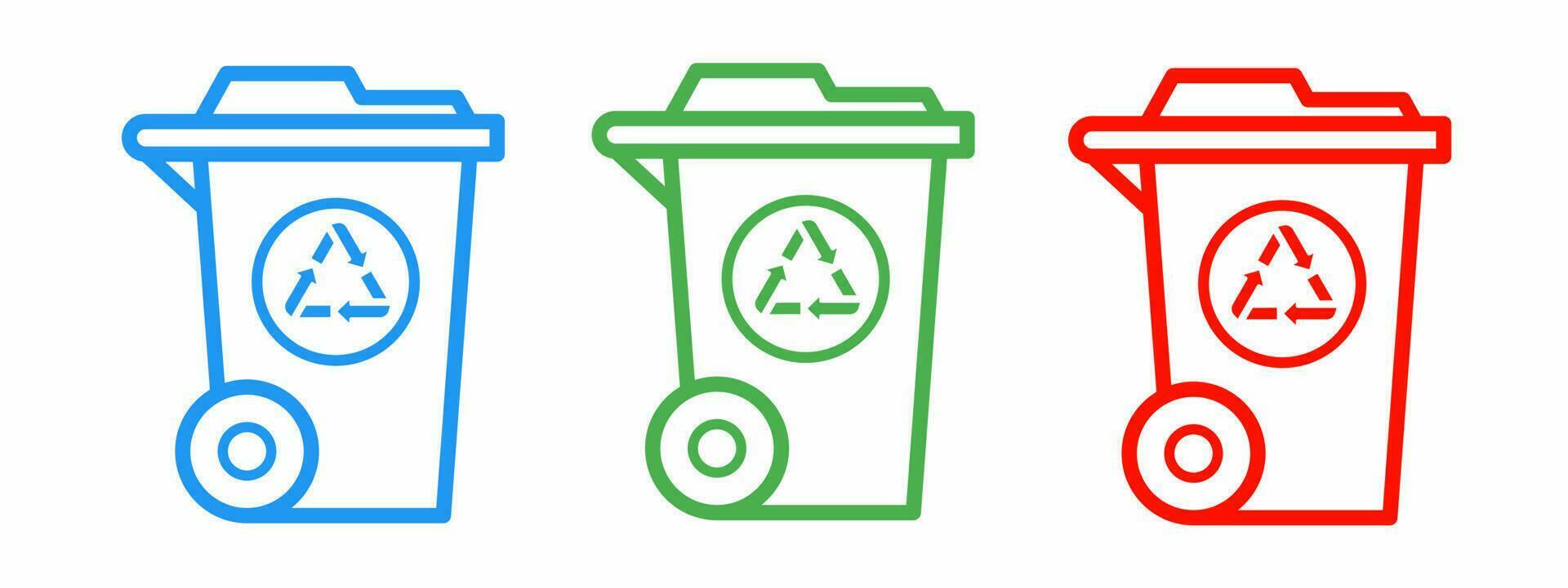 Trash icon vector illustration. Stock vector.