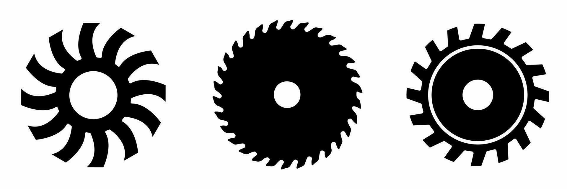 Icon design. Blade saw icon illustration collection. vector