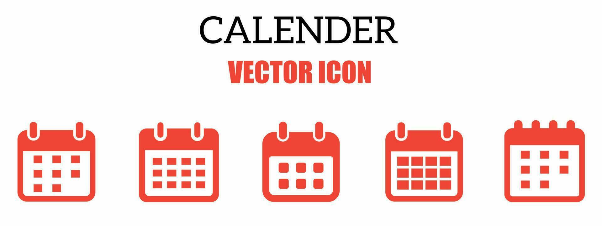 Calender icon vector illustration. Stock vector.