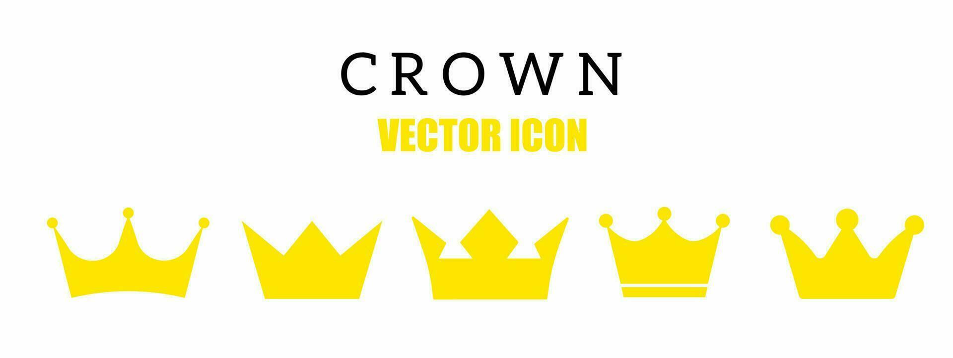 Crown icon vector illustration. Stock vector.