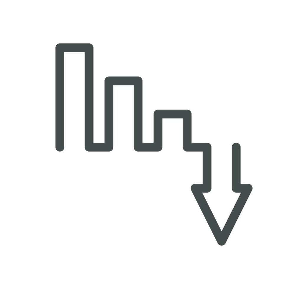 Finance related icon outline and linear vector. vector