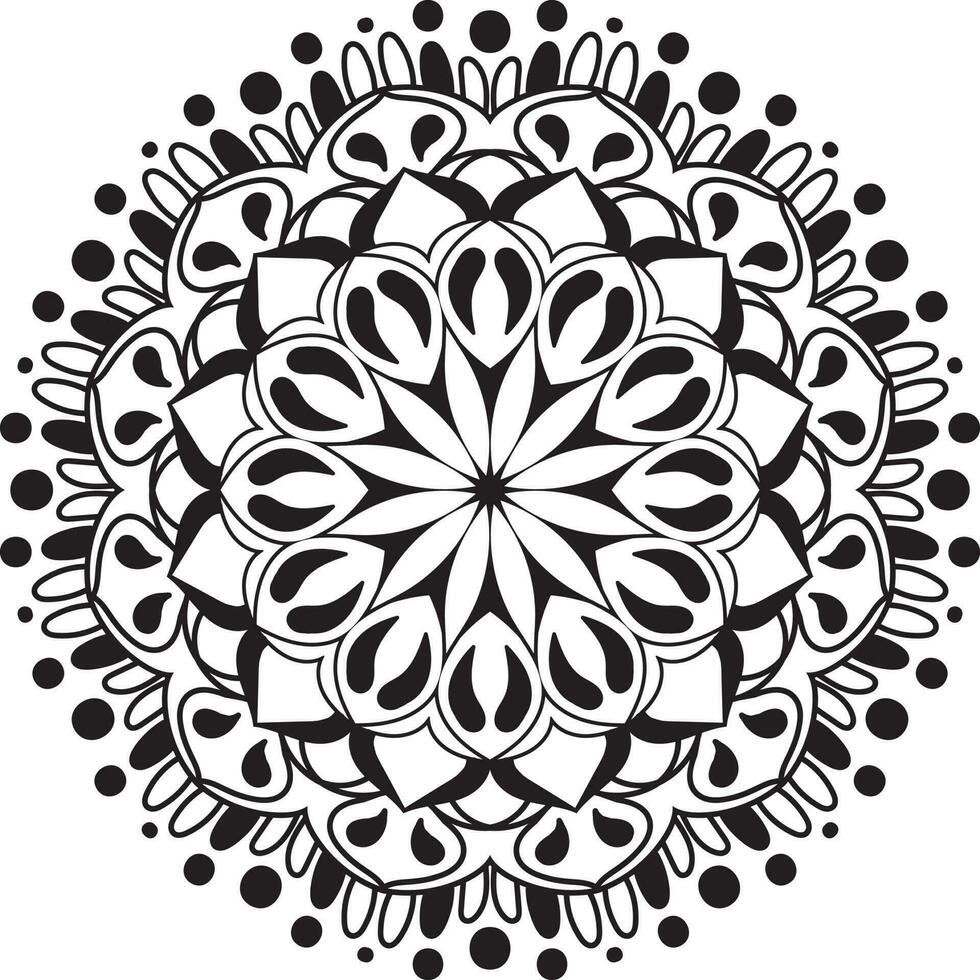 Mandala Coloring Book, Creative luxury of mandala illustration vector