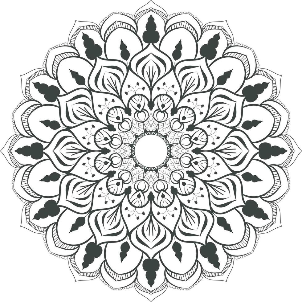 Mandala Coloring Book, Creative luxury of mandala illustration vector