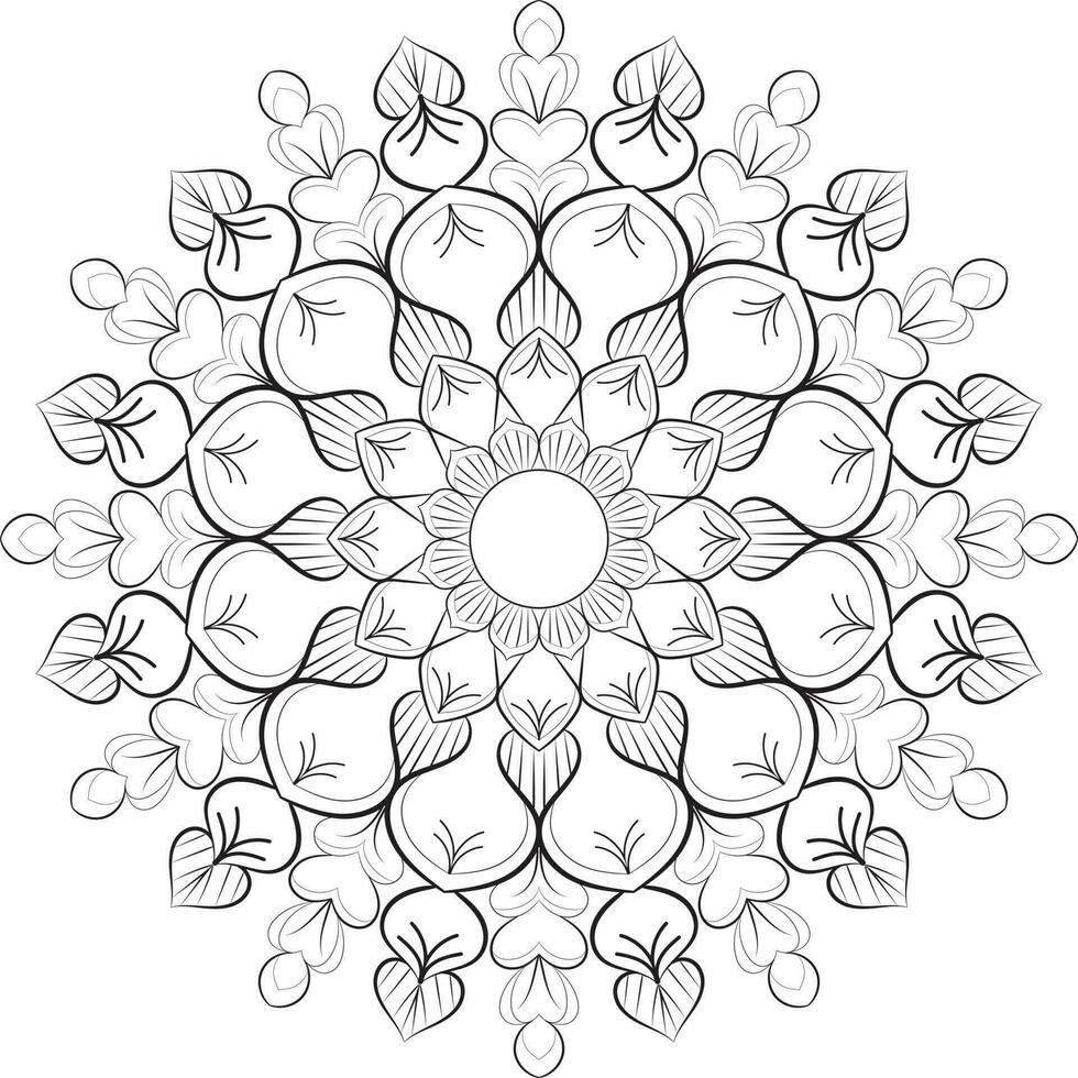 Mandala Coloring Book, Creative luxury of mandala illustration vector