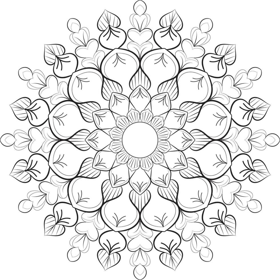 Mandala Coloring Book, Creative luxury of mandala illustration vector