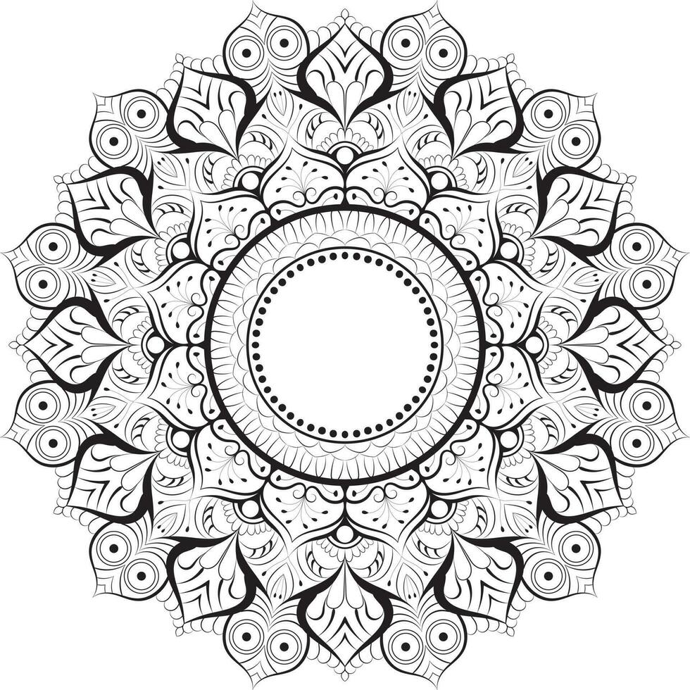 Mandala Coloring Book, Creative luxury of mandala illustration vector