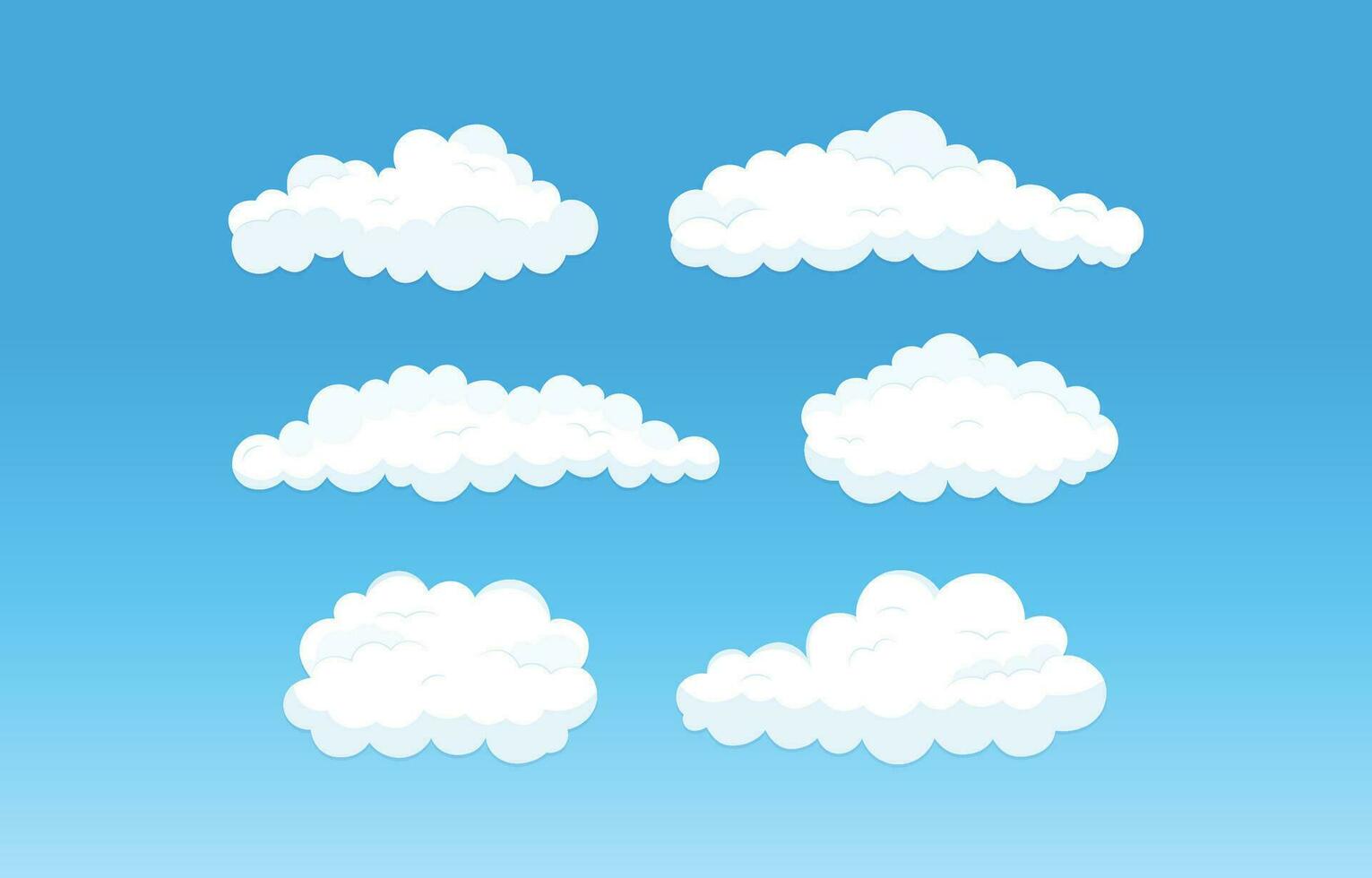 clouds in vector format