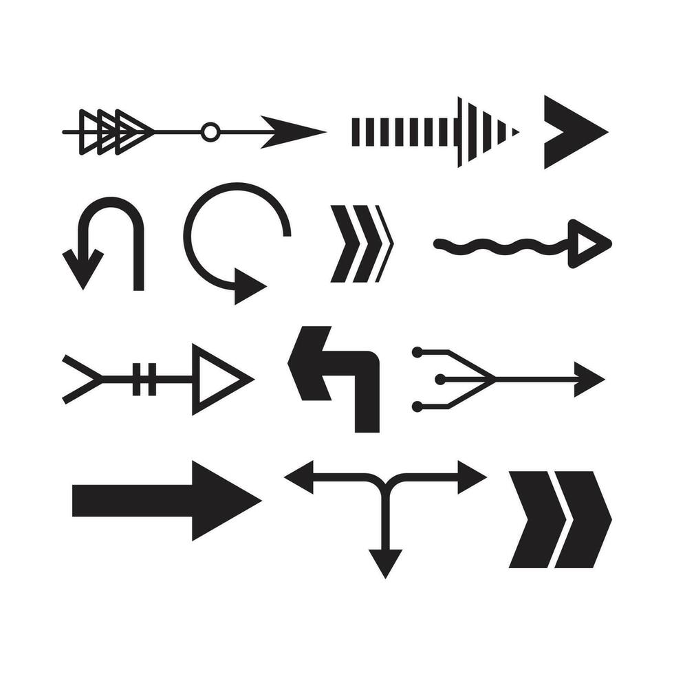 arrow vector set