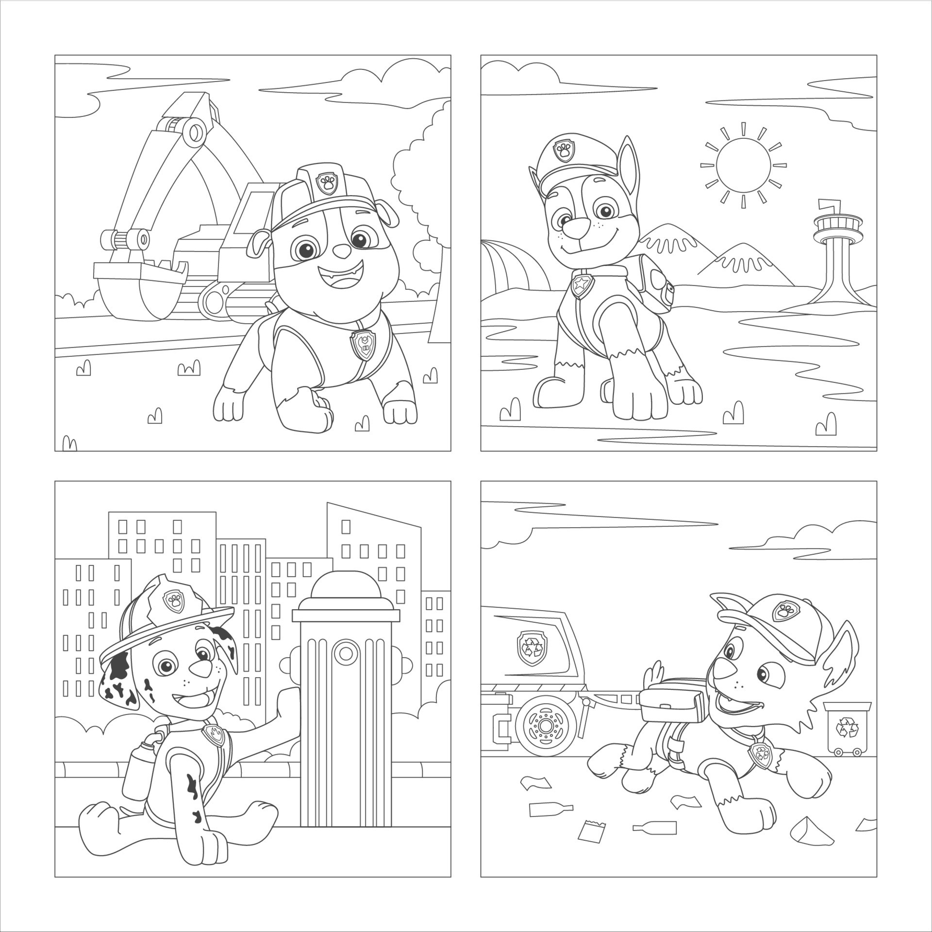 Cute Patrol Dog Themed Children s Coloring Book 24605903 Vector Art At cute-patrol-dog-themed-children-s-coloring-book-24605903-vector-art-at
