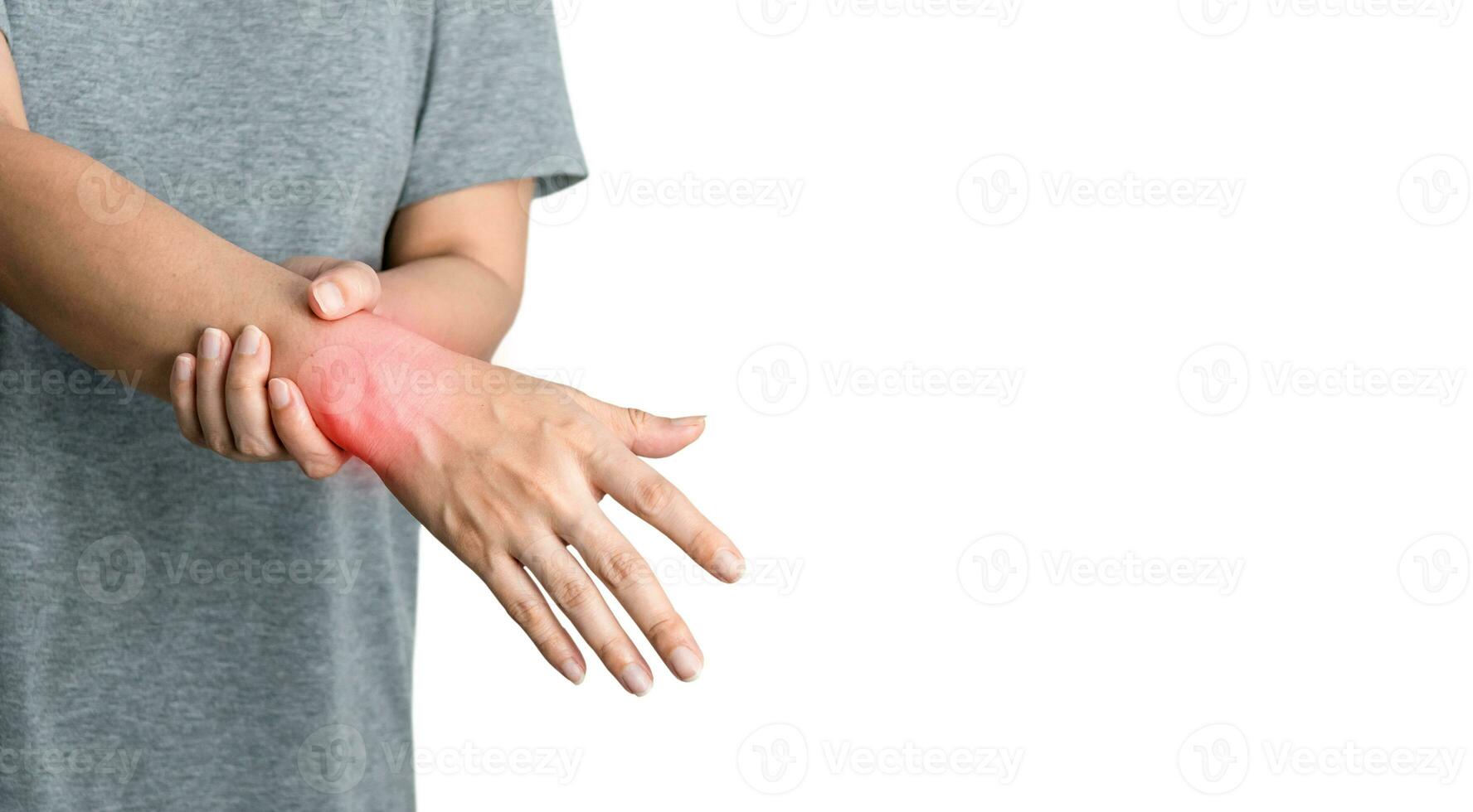 inflamación de el músculos y huesos de el brazo foto