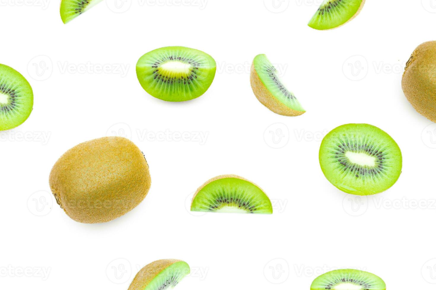 kiwi fruit on a white background photo