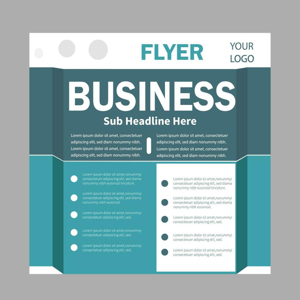 Business flyer design vector