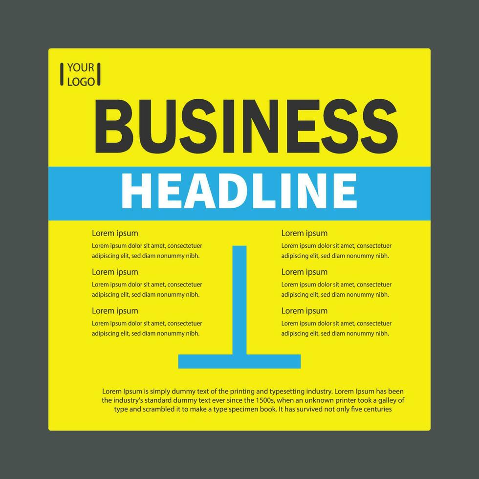 Business flyer design vector