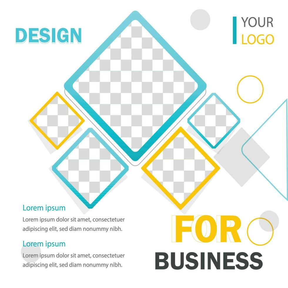Professional corporate flyer design for your business vector