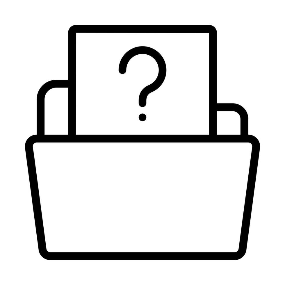 Question Related icon vector. faq illustration sign. answer symbol or logo. vector