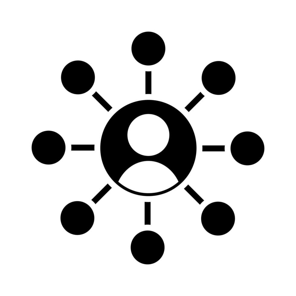 remisión programa icono vector. afiliado ilustración signo. socios símbolo o logo. vector