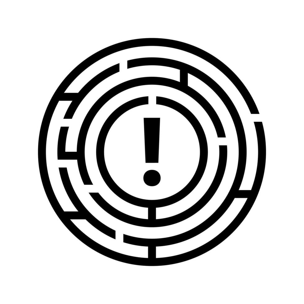 Problem icon vector set. challenge illustration sign collection. danger symbol or logo.