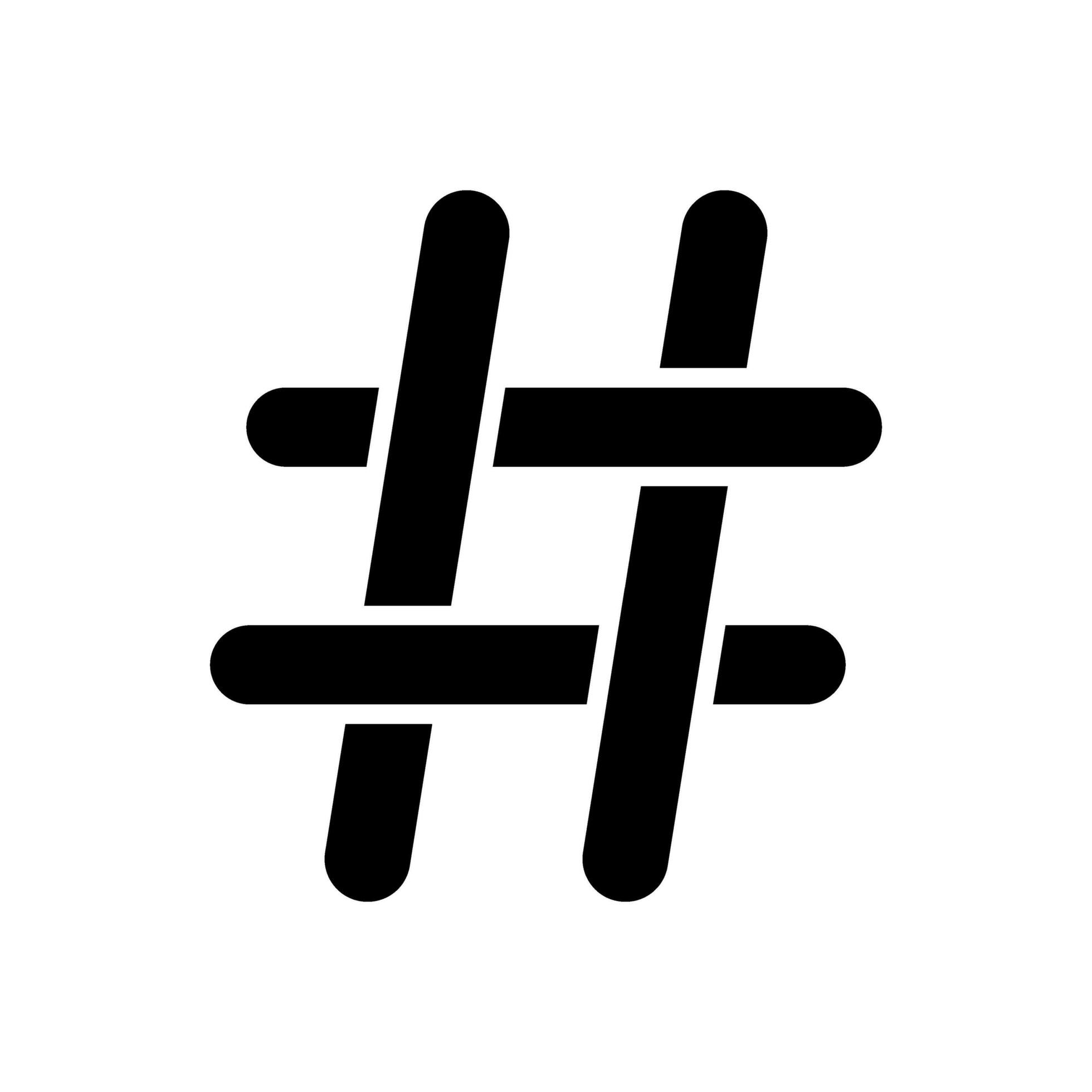 Hash tag icon vector. group illustration sign. label symbol or logo ...