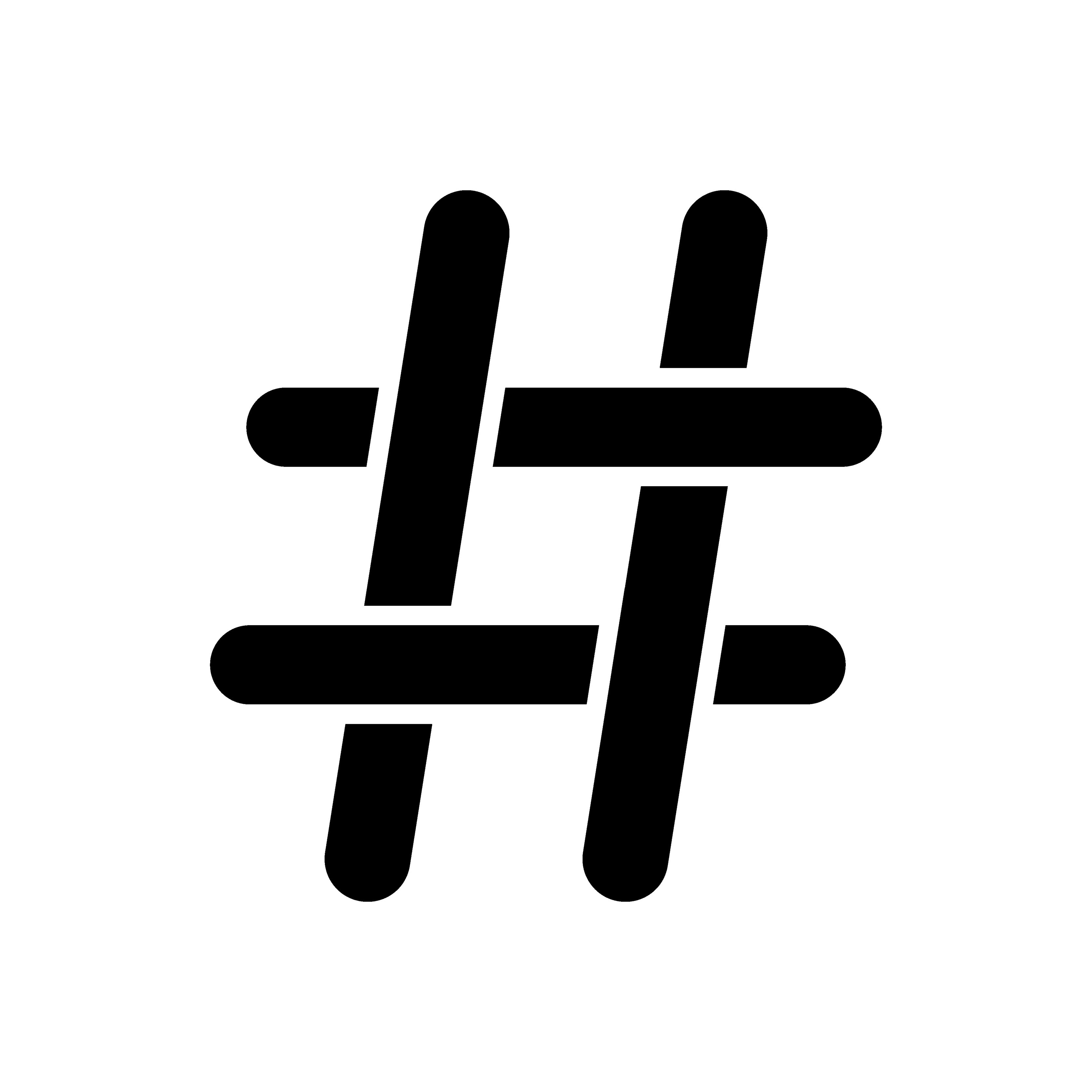 Hash tag icon vector. group illustration sign. label symbol or logo ...