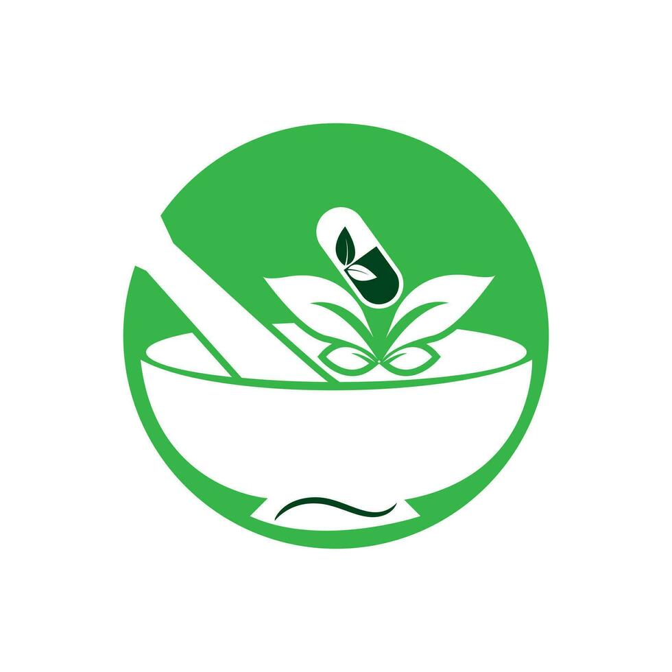 pharmacy logo icon vector template. herbal medicine logo.