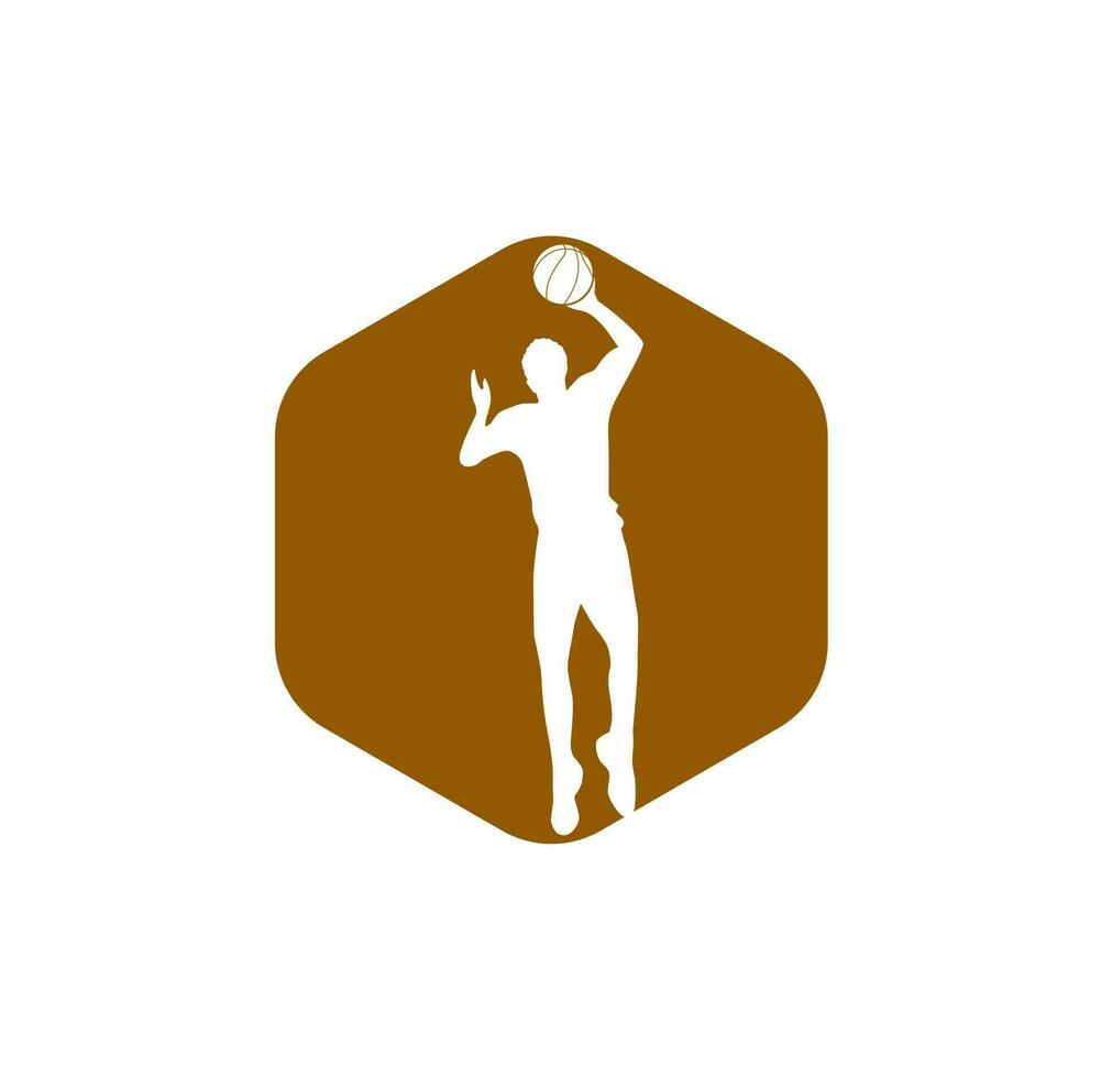 vóleibol club logo Insignia etiqueta voleo pelota logo diseño modelo vector