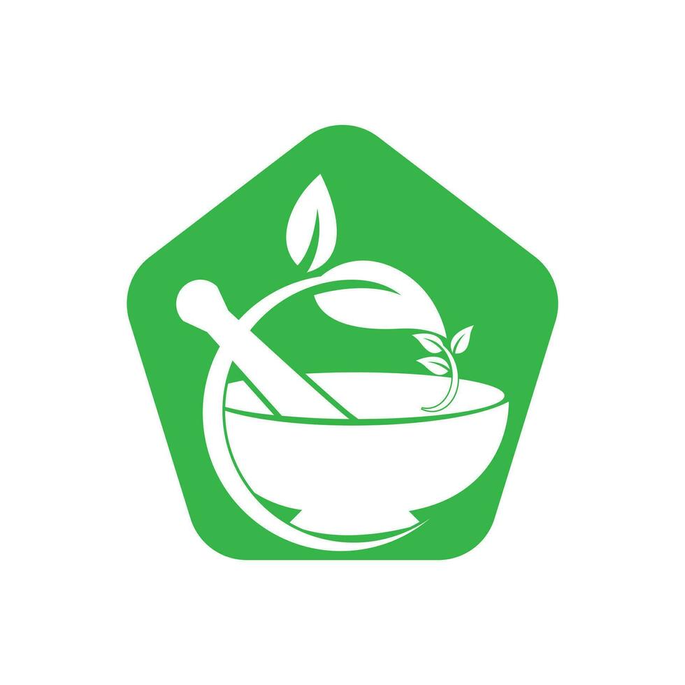 pharmacy logo icon vector template. herbal medicine logo.