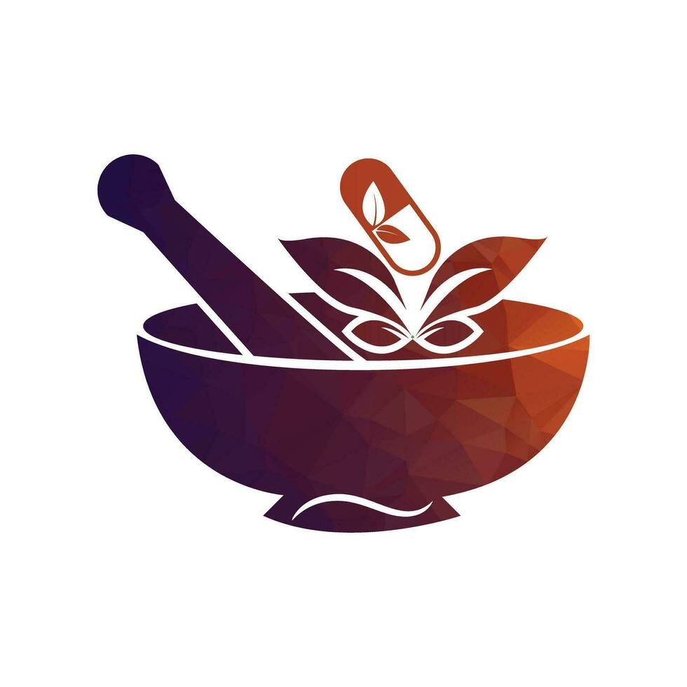 pharmacy logo icon vector template. herbal medicine logo.