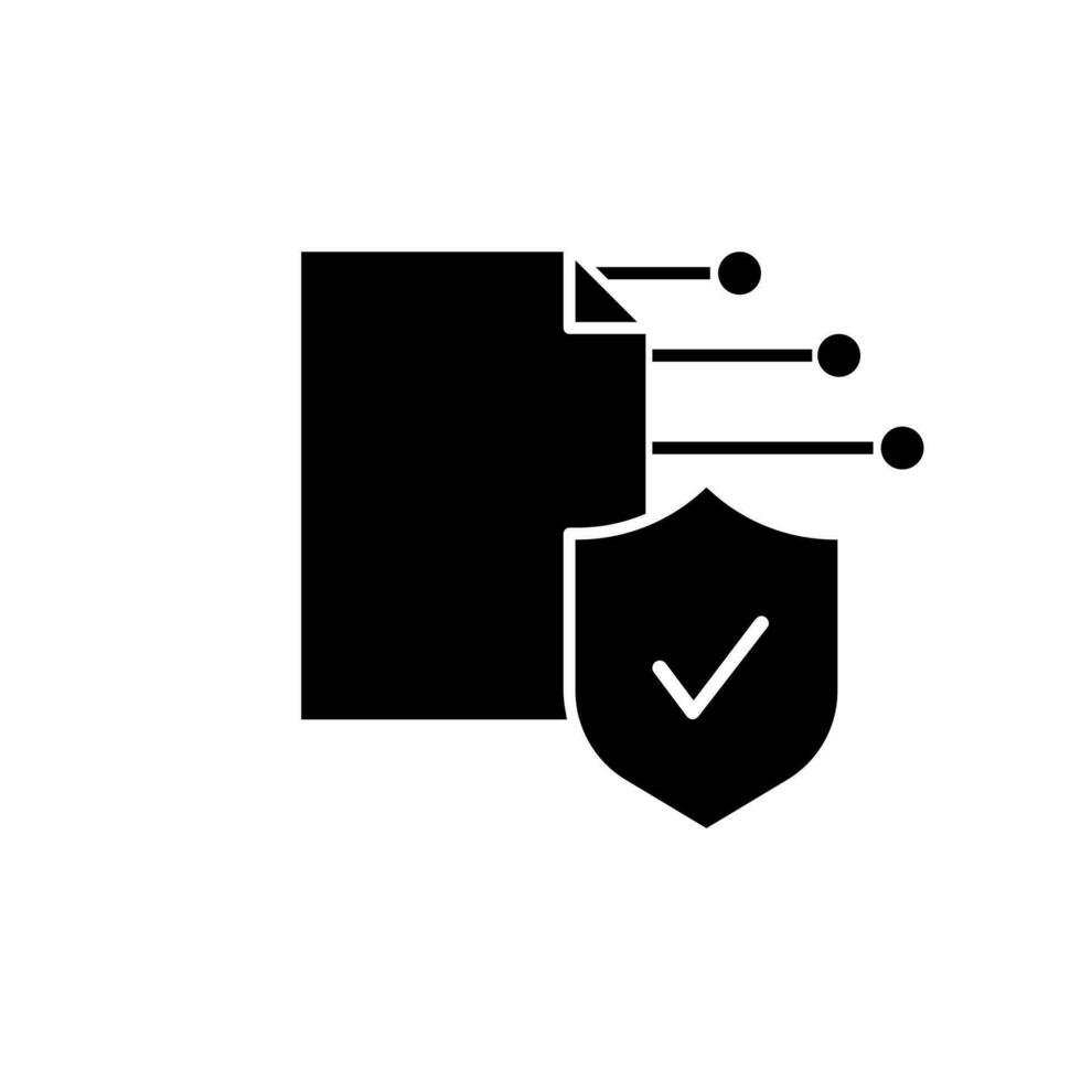 Documents vector icon. Contract illustration sign. securities symbol.