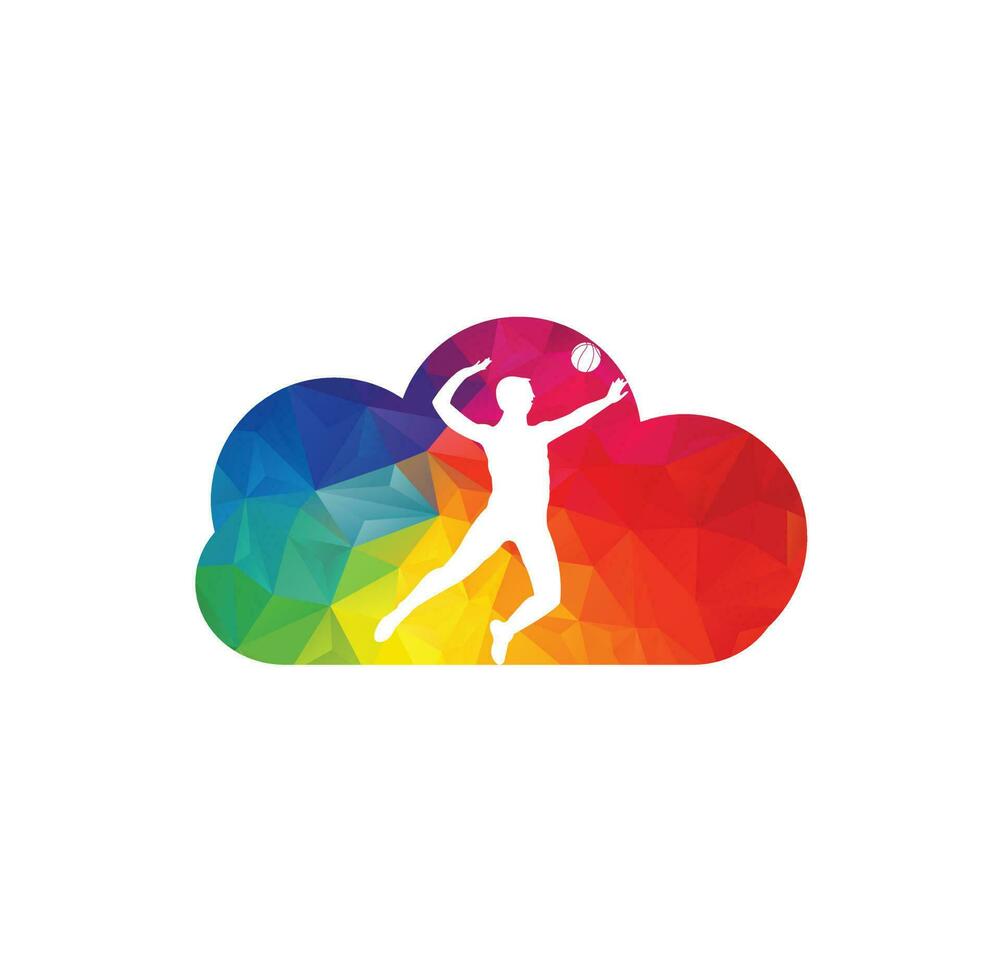 Volleyball Club Logo Badge  Label volley ball logo design template vector