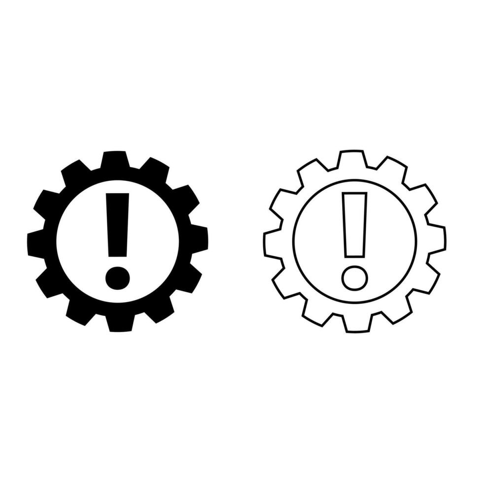 Problem icon vector set. challenge illustration sign collection. danger symbol or logo.