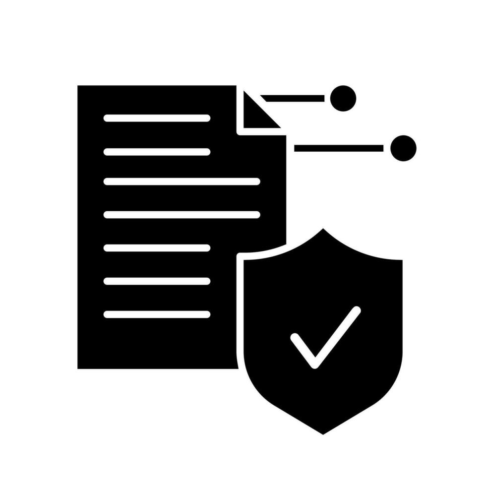 Documents vector icon. Contract illustration sign. securities symbol.