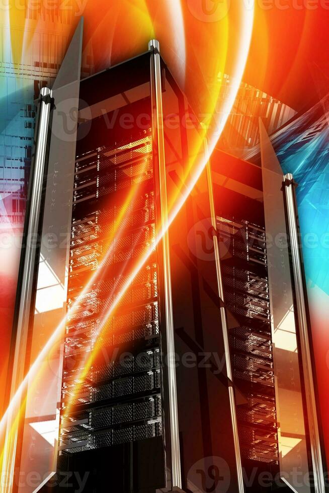 Hottest Servers Close-up photo