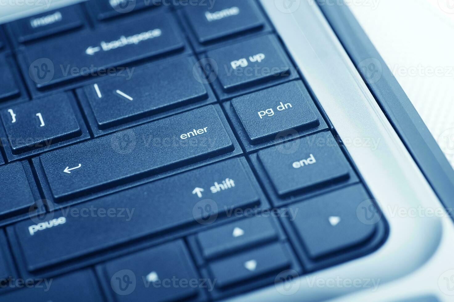 Laptop Keyboard Close-up photo