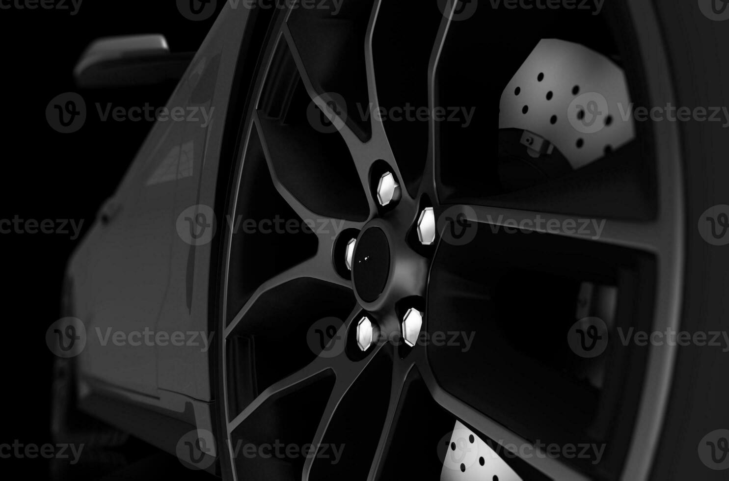 Alloy Wheel Closeup photo