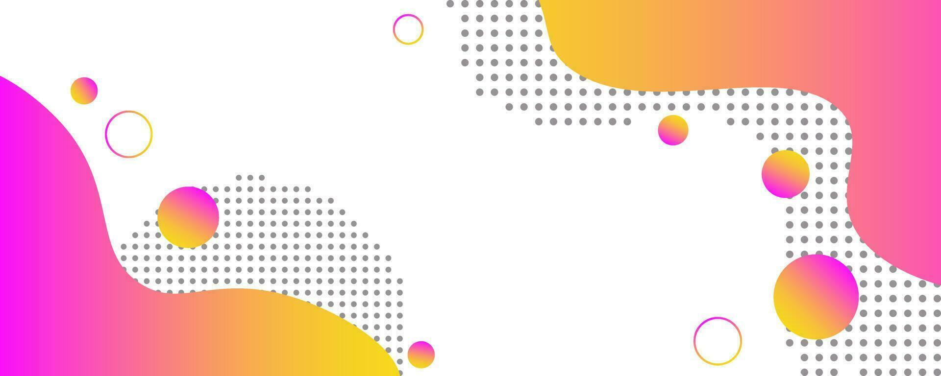 Abstract banner, yellow purple gradient, vector. vector