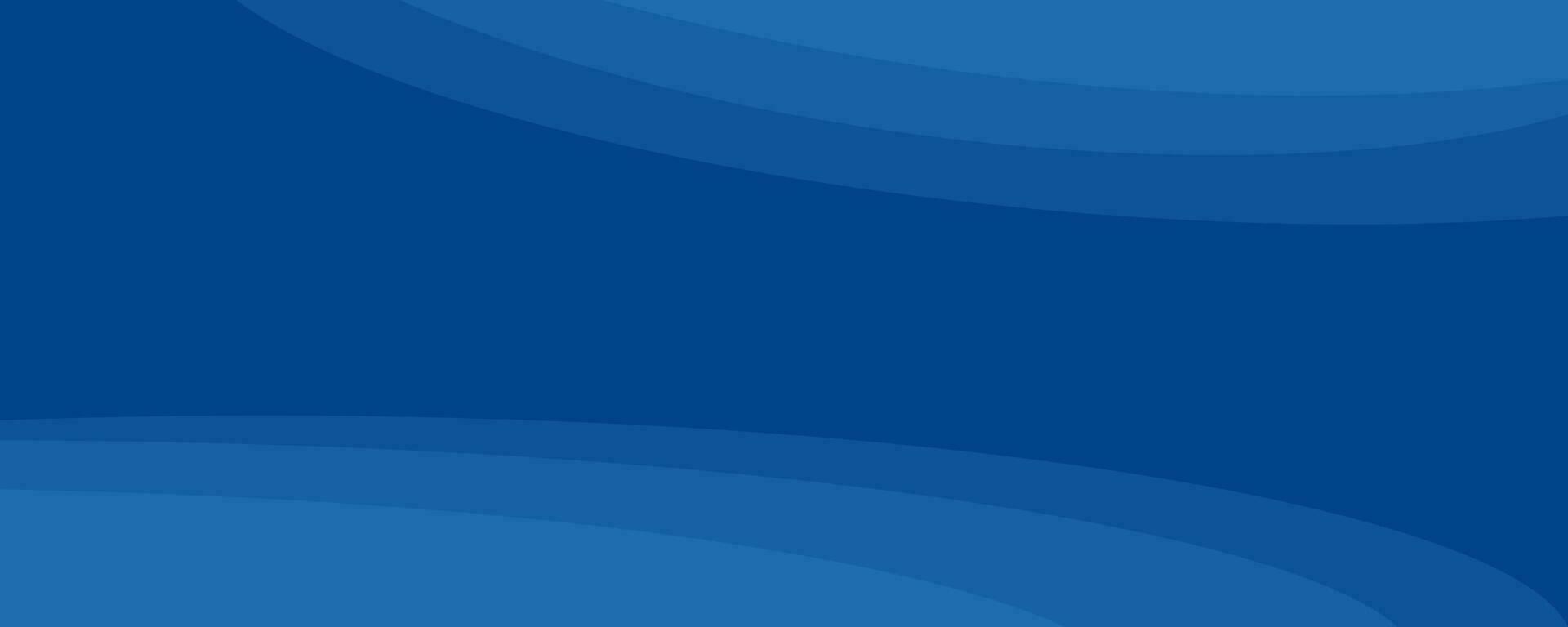 Abstract banner, blue waves, vector. vector