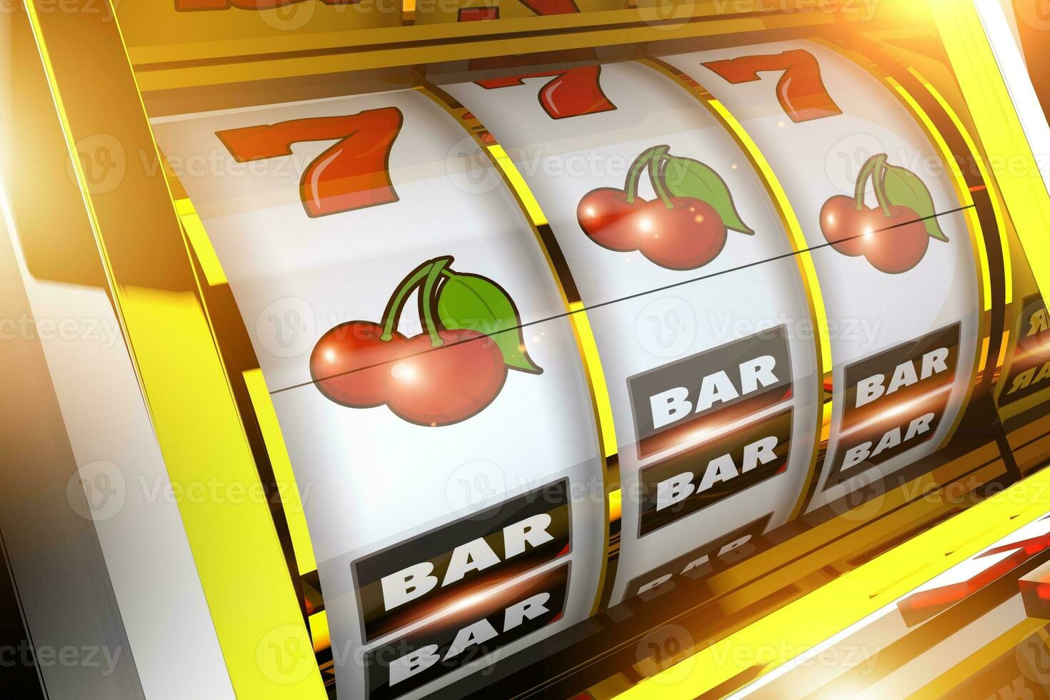 Fruit Slot Machine Concept photo