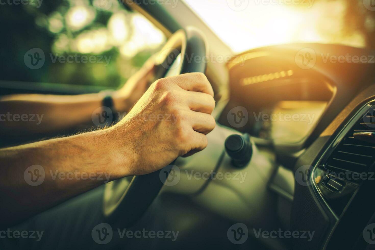 Hands on the Car Wheel photo