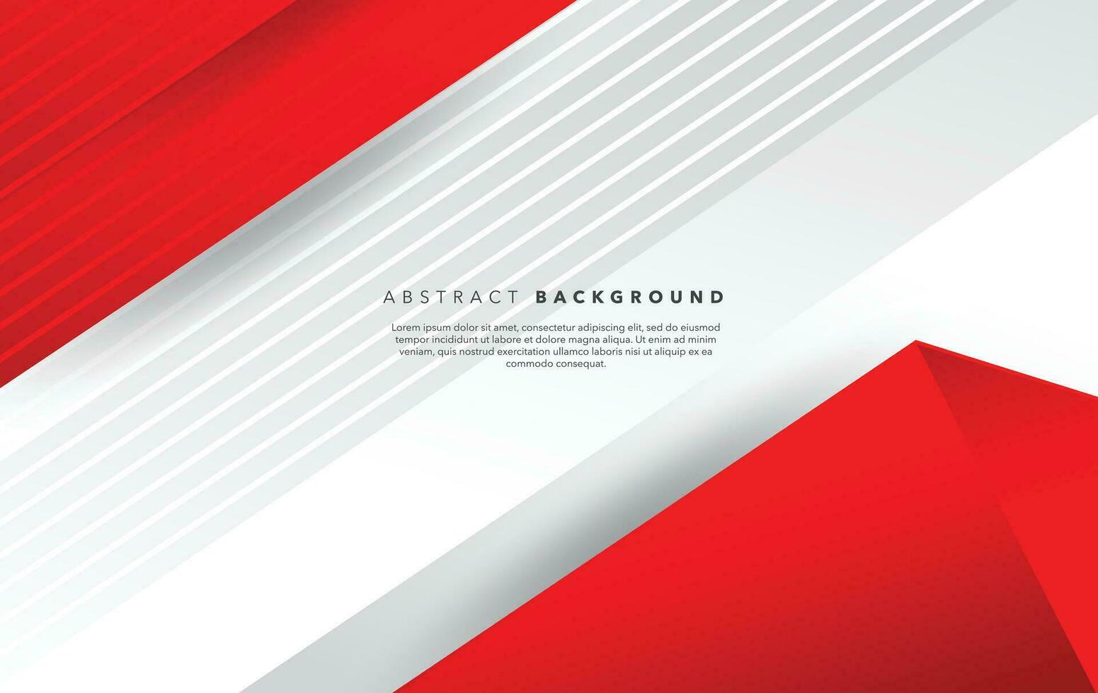 red white modern abstract background design vector
