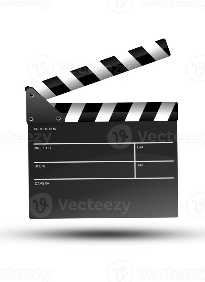 Movie Clipper Isolated photo