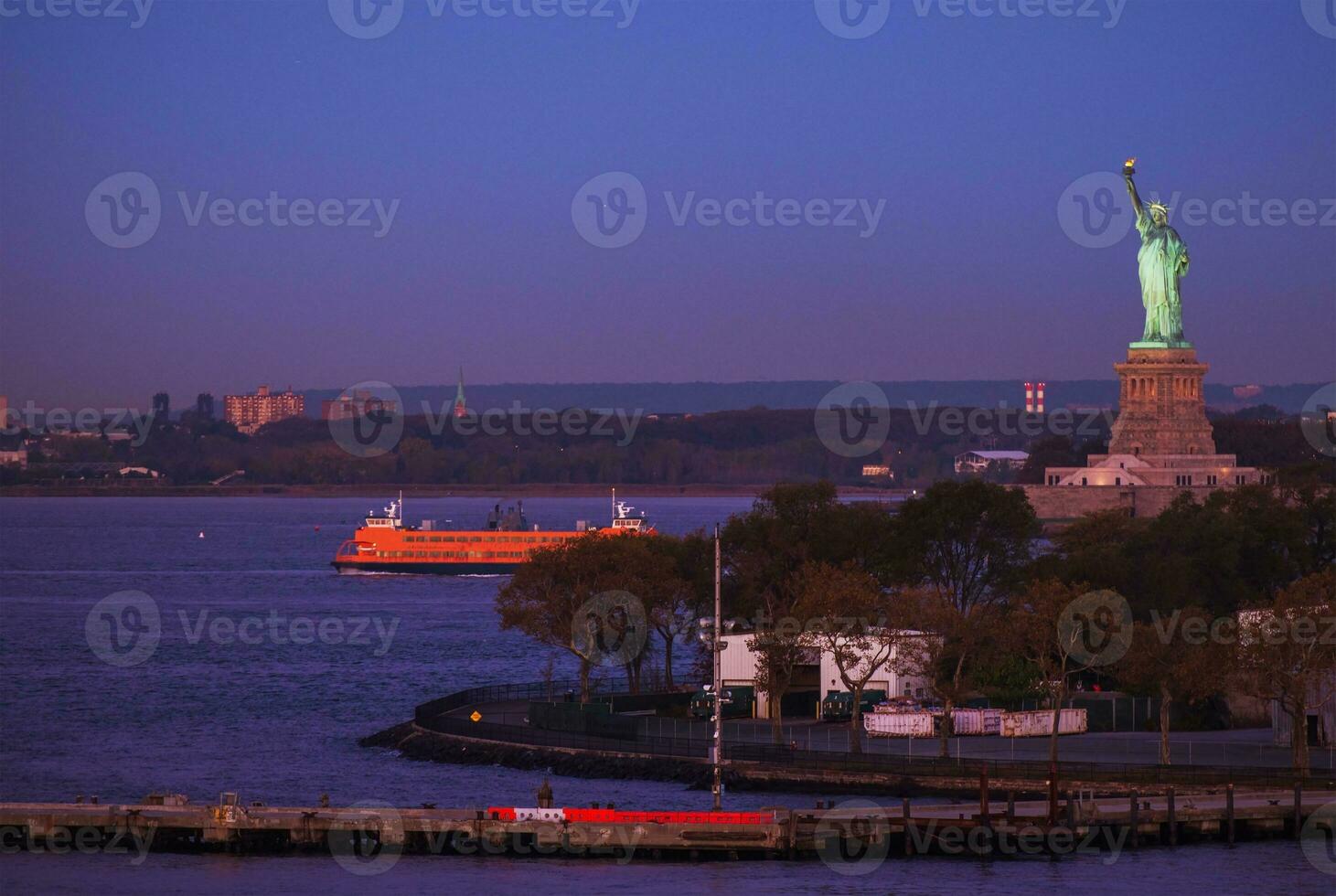 Statue of Liberty Before Sunrise photo