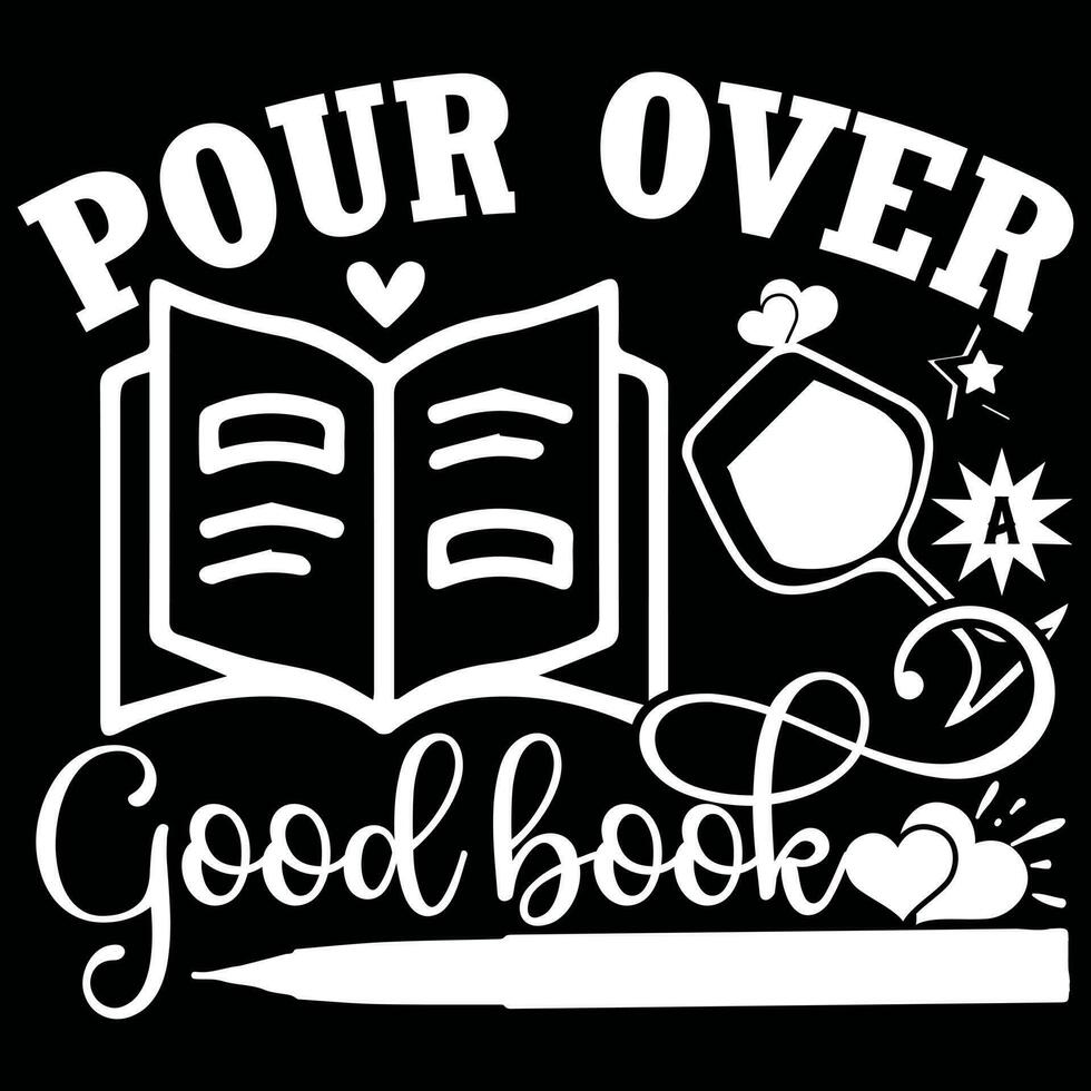 Wine And Book Design vector