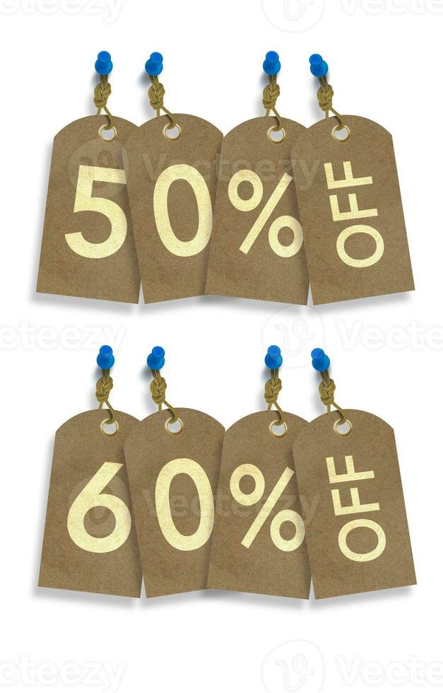 Paper Discount Tags photo