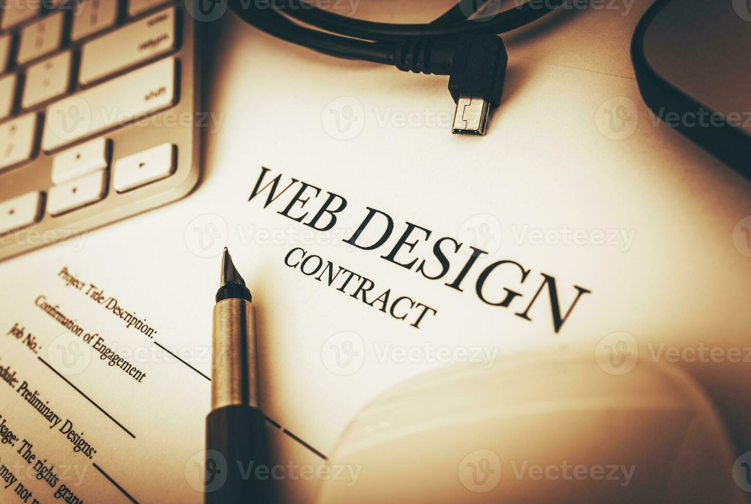 Web Design Contract photo