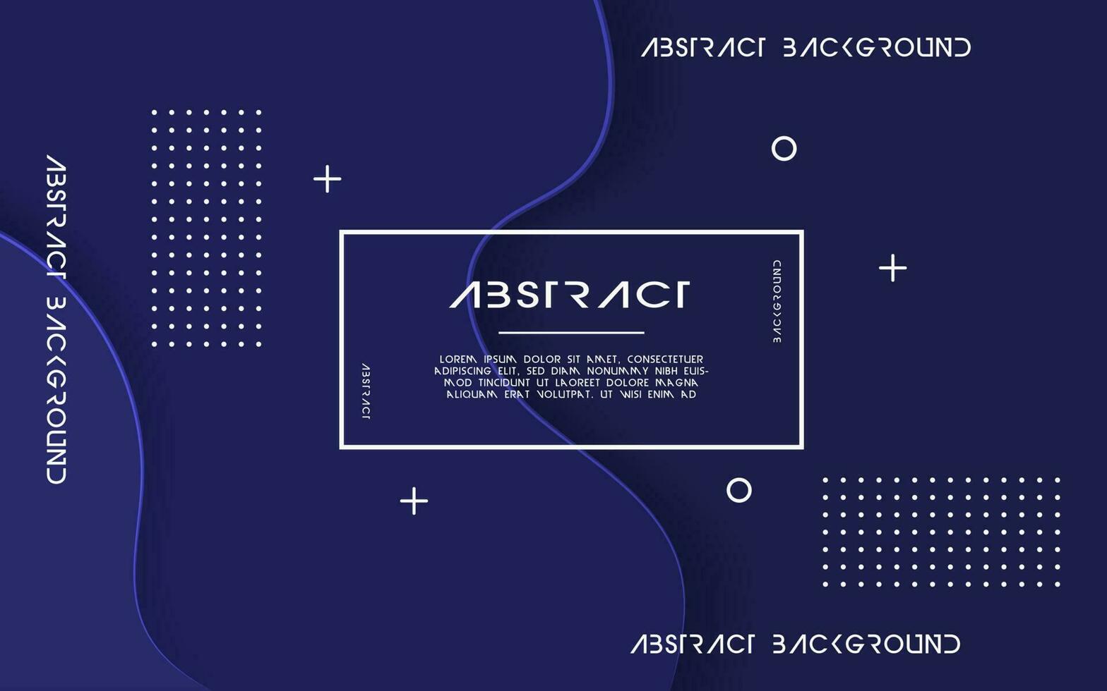 abstract blue color paper cut background banner design vector