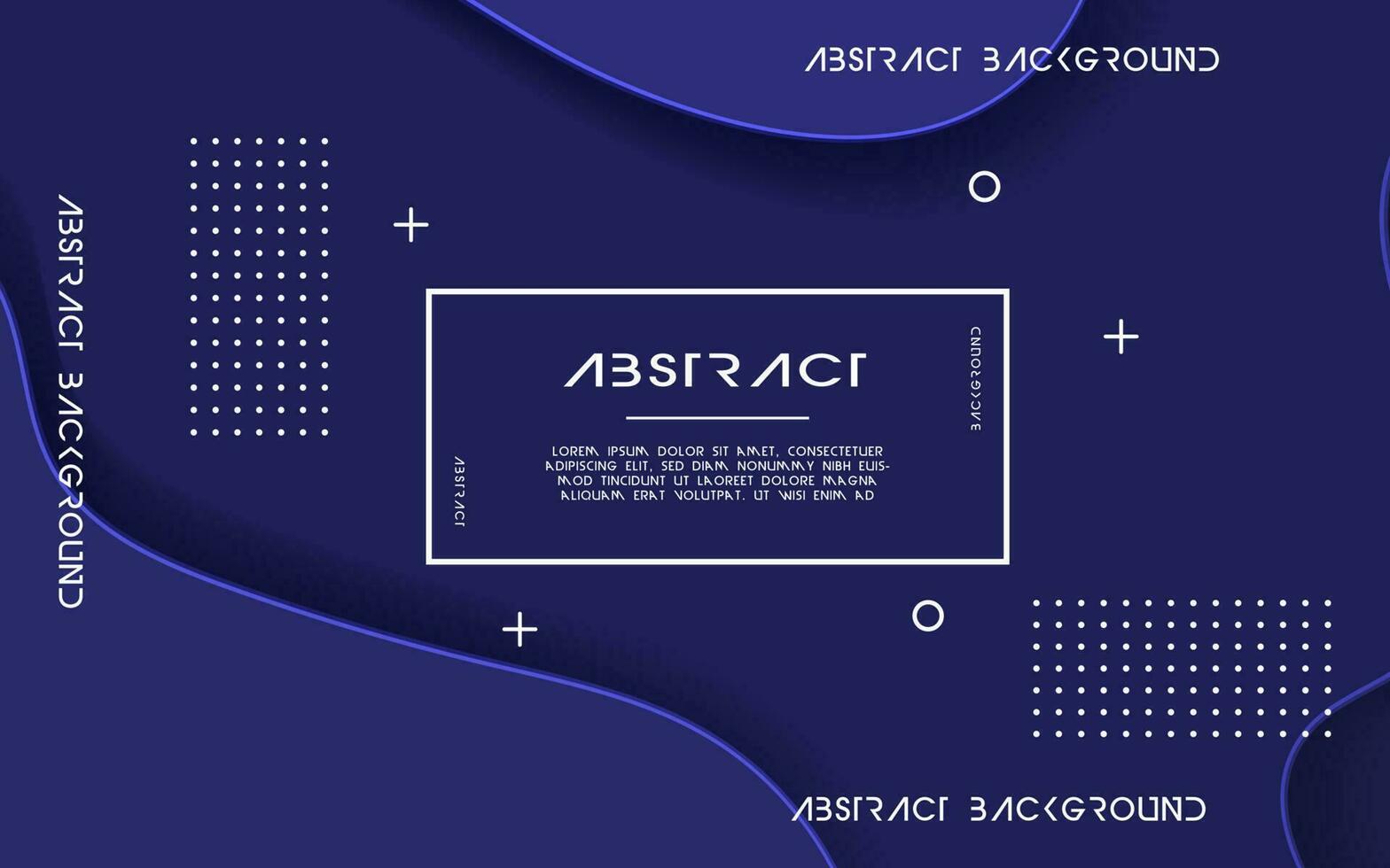 abstract blue color paper cut background banner design vector