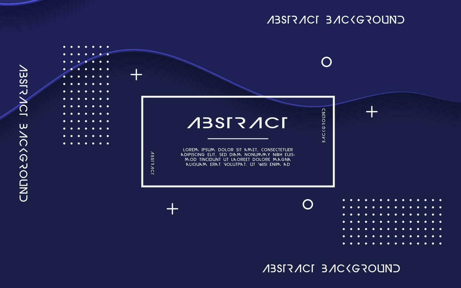 abstract blue color paper cut background banner design vector